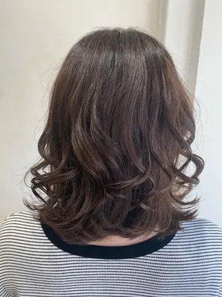 ミディアム カラー kanon♡ 暖色カラー‎🤍のヘアスタイル