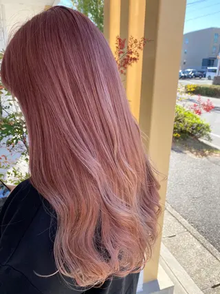 ロング カラー Gain池下 レディースのヘアスタイル