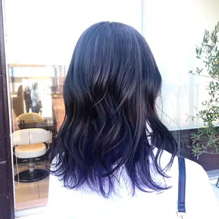 セミロング EARTH長岡 🌼渡辺まい🌼のヘアスタイル