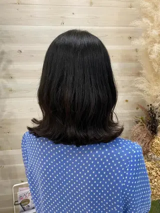 ミディアム 韓国ヘア／艶カラー minamiのヘアスタイル