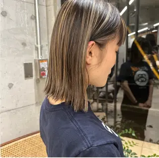 ロング カラー FILMS横浜所属・Watanabe Maiのヘアスタイル