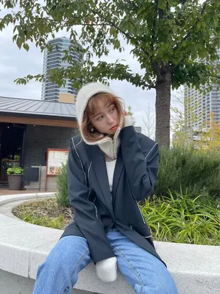 ミディアム カラー XANADU上野店 🐼ﾖｺﾊｼのヘアスタイル