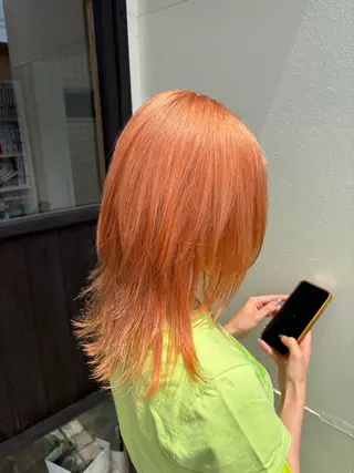 カラー 松田 遥香のヘアスタイル