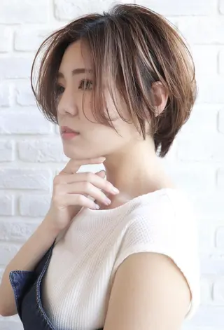 ミディアム カラー 増子 幹樹のヘアスタイル