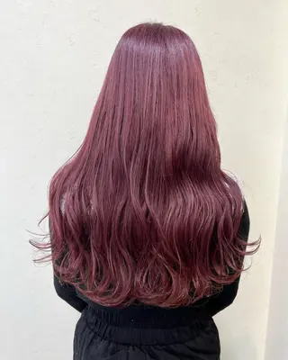 ロング カラー mana .のヘアスタイル