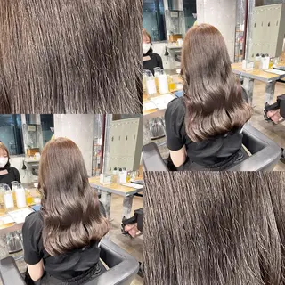 ロング カラー I'S.横浜所属・赤み消しカラー 🍀JUNKIのヘアスタイル