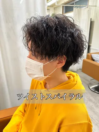 ショート パーマ メンズ メンズ専門 Stylist吉川のヘアスタイル
