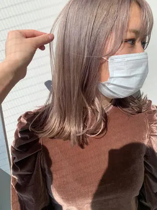 ミディアム カラー SALOWIN原宿iori B１階所属・🫧美髪育成美容師 WASHIZU🫧のヘアスタイル