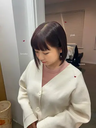 カラー O-city所属・sawada tamakiのヘアスタイル
