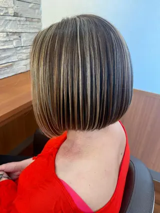 ミディアム カラー ✴︎ヒラガカナ✴︎ ECLAT HAIRのヘアスタイル