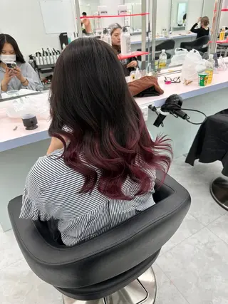 ミディアム カラー 🫧ハイトーン🫧 ベージュ🫧徹哉のヘアスタイル