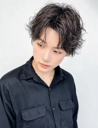 パーマ メンズ hair＆make EARTH センター南店所属・メンズ特化🌈 石原衛志🌈のヘアスタイル