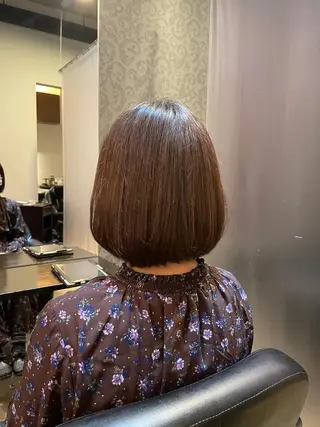ショート 縮毛矯正専門店店長 佐々木動画モデル募集のヘアスタイル