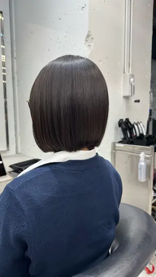 ショート sweetroom平塚所属・⭐️縮毛矯正 氷室翔也カラー⭐️のヘアスタイル