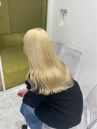 ロング カラー ヘアアレンジ トレンドモテカラー 🩷色落ちまで可愛くのヘアスタイル