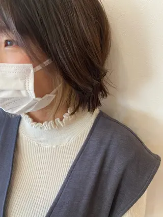 ショート カラー 田崎 暁大のヘアスタイル