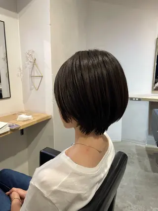 ショート 石川 優奈のヘアスタイル