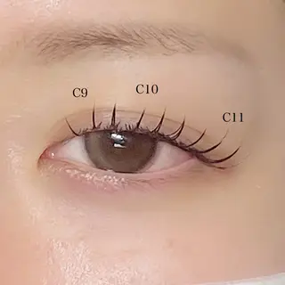 マツエク・マツパ Veil chihiroのマツエク・マツパデザイン