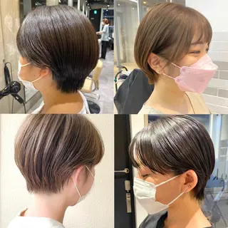 ショート すぎもと さき⚡️ 朝ラク・*パーマのヘアスタイル