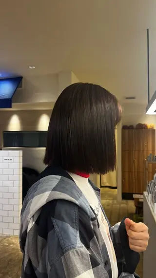 カラー 坂下 かのんのヘアスタイル