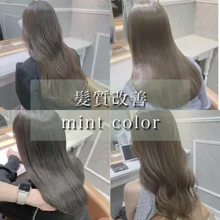 ミディアム カラー ヘアアレンジ ネイル アイブロウ 佐々木 シホミのヘアスタイル