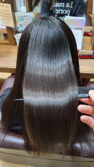ロング パーマ 中田 大輝のヘアスタイル