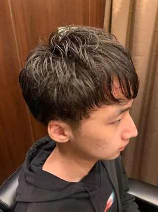 パーマ メンズ プレミアムバーバー 草野のヘアスタイル