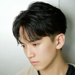ショート パーマ メンズ クロスパーマ×曲がる 縮毛矯正🫧あゆみのヘアスタイル