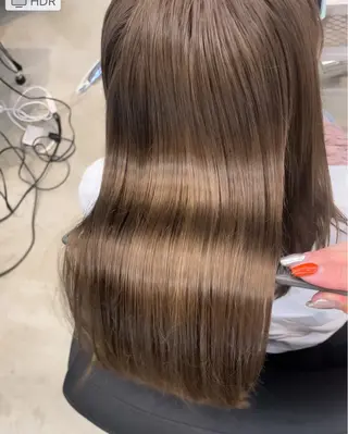 セミロング ムラ修正ブリーチ 山田眞之介のヘアスタイル