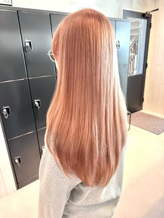 セミロング カラー share salon OXY 渋谷店所属・髪質改善×ケア ブリーチ/KEIGOのヘアスタイル