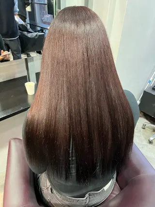 ロング カラー 韓国ヘア/ベージュ カラー🤍yukaのヘアスタイル