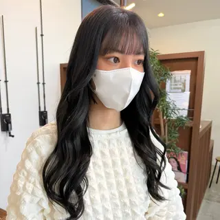 ロング カラー shin enom yuukaのヘアスタイル