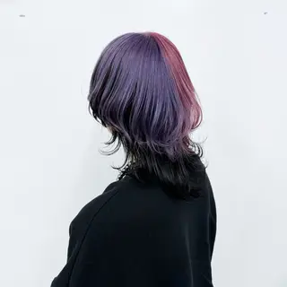 ミディアム カラー ヘアアレンジ 大橋 拓巳のヘアスタイル