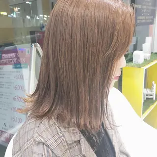 セミロング sano sayakaのヘアスタイル