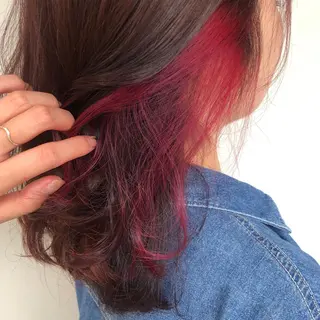 セミロング カラー シールエクステ/ 髪質改善💐yuuのヘアスタイル