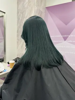 ロング カラー 店長 MANAMI /ブリーチ/骨格ボブのヘアスタイル