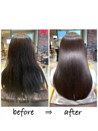 ロング 縮毛矯正/髪質改善 井上智秀のヘアスタイル