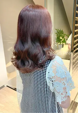 セミロング カラー clomus所属・YUKA艶髪 🌸寛ぎ部屋のヘアスタイル