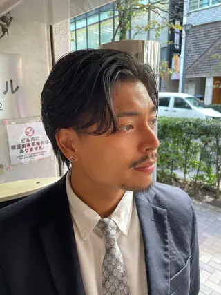 ミディアム メンズ ザ・フェイト所属・🔥💈菊地 悠悟💈🔥のヘアスタイル