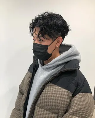 ショート パーマ メンズ メンズパーマ/ スパイキー/神田正紀のヘアスタイル