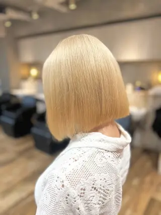 ショート カラー カラー🧡ブリーチ ❤️Atsuya❤のヘアスタイル