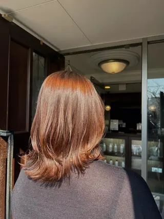 ミディアム hair make apt mocalabel所属・オクムラ ユキノのヘアスタイル