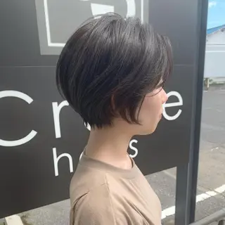 ショート カラー 前田 善夫のヘアスタイル