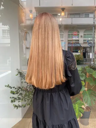 ロング カラー Joule銀座 石山あやのヘアスタイル