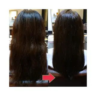 カラー セミロング youres  hair  髪質改善トリートメント&ヘッドスパ新宿三丁目店所属・髪質改善 芝井千晶のヘアスタイル
