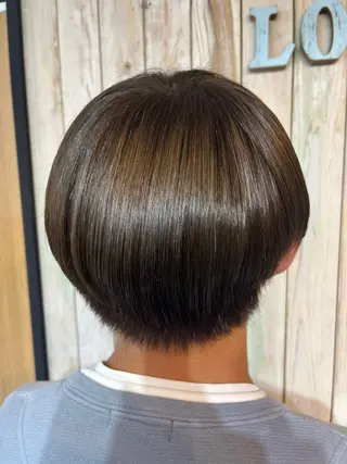 ショート カラー メンズ ちさと/メンズ ショート/縮毛矯正のヘアスタイル