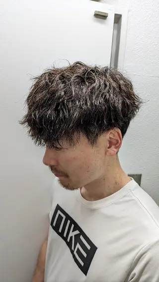 ショート パーマ men's salon Gaudi三宮店所属・こだっく /メンズカットのヘアスタイル