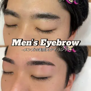 メンズ アイブロウ WHITEEYE堺東 店長/藁粥　明の眉毛・アイブロウイメージ