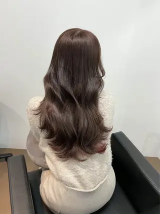 ロング カラー みやび🫧髪質改善 🫧透明感カラー🫧のヘアスタイル