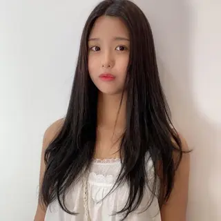 ロング 🌈カラーとエクステ 🌟エクステのヘアスタイル